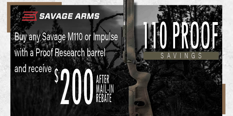 Rebate: 110 Proof Savings